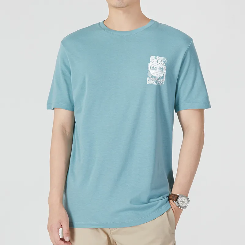 Timberland T Shirt Men's Sky Blue-2