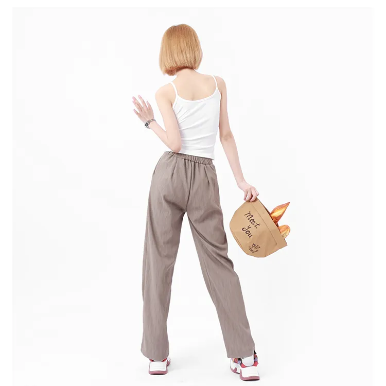 MIMOSA CHUR Casual Pants Women's Gray-2
