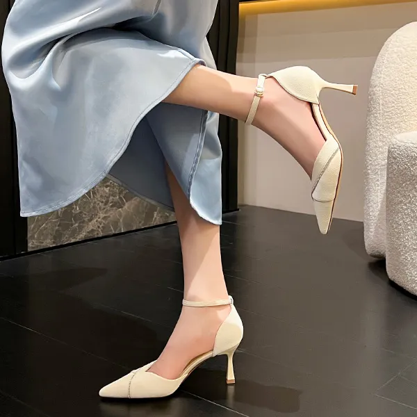 OMS Slim Heel High Heels 7.5cm Women's-17