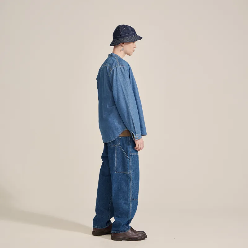 Prth Promethean Shirts Men Medium Blue-5