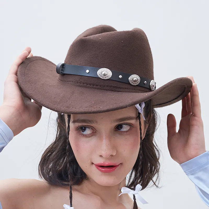 VIVIWELL Woolen Top Hats Unisex-1