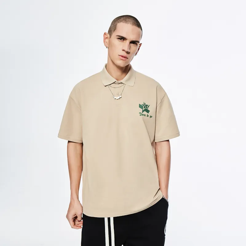 GUKUUL Polo Shirts Unisex Khaki-2