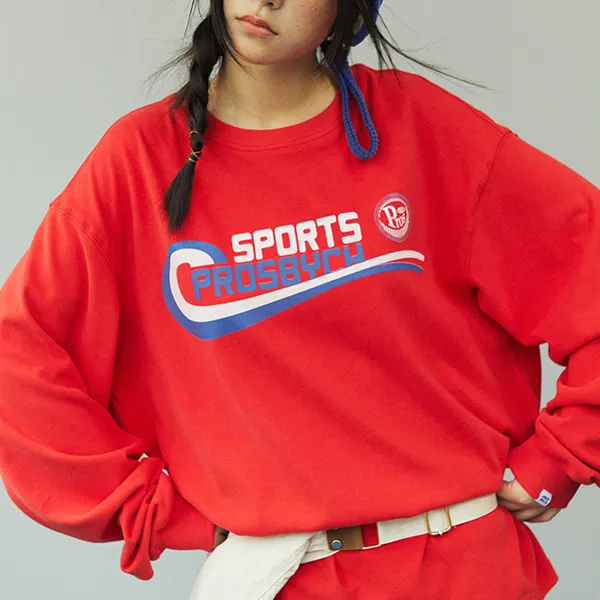 PROS BY CH Crew Neck Loose Fit Sweatshirt Unisex-6