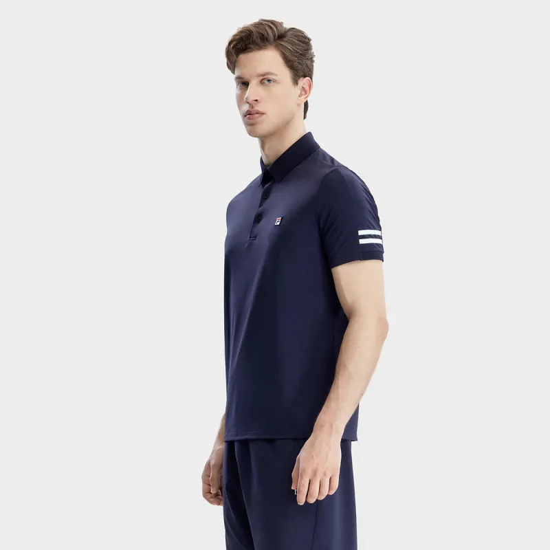 FILA Polo Shirt Men's Legend Blue-3