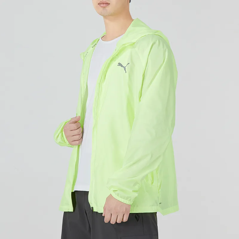 PUMA Jackets Men Light Green-5