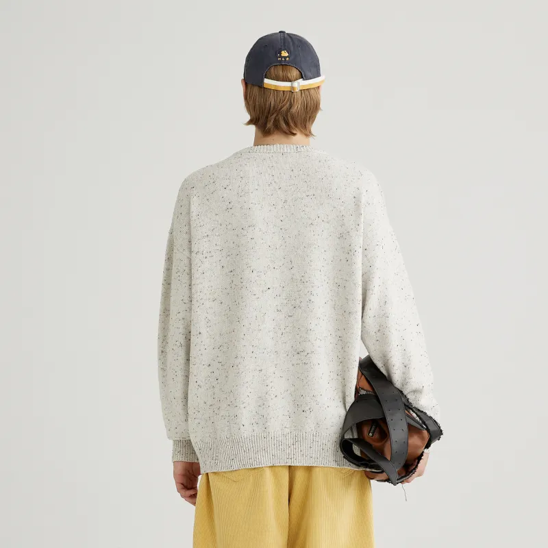 Heartboon Sweaters Unisex Beige Gray-5