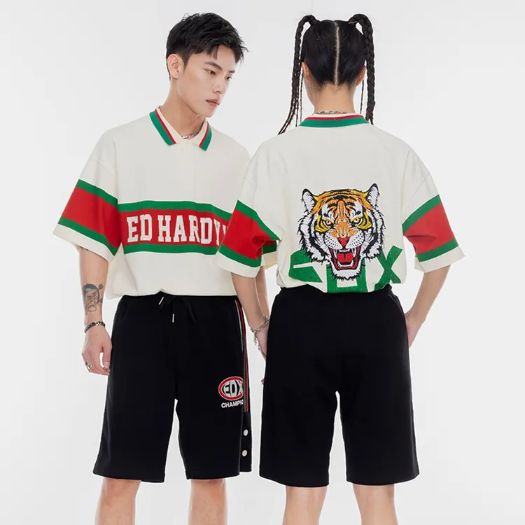 ED HARDY X Casual Shorts Unisex Black-5