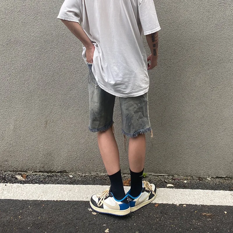 COOLALPACA Unisex Denim Shorts Swag-4