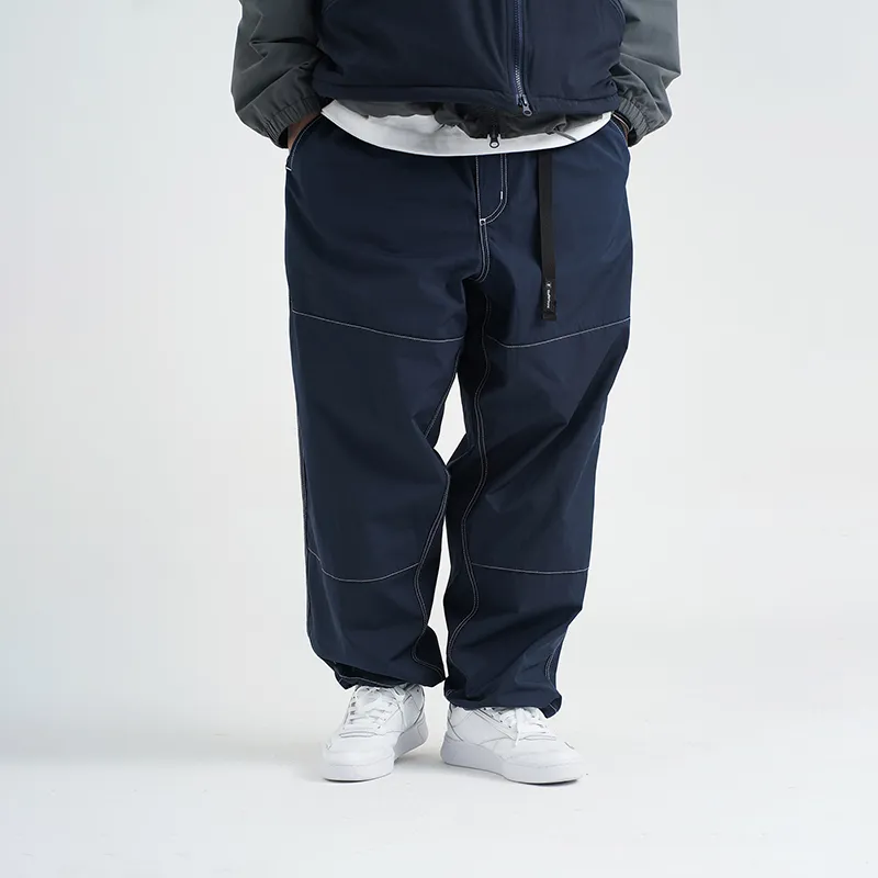 TBALLERBRAND Straight Casual Pants Men's Navy Blue-2