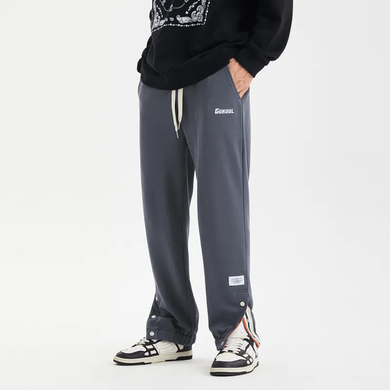 GUKUUL Casual Pants Unisex Dark Gray-5