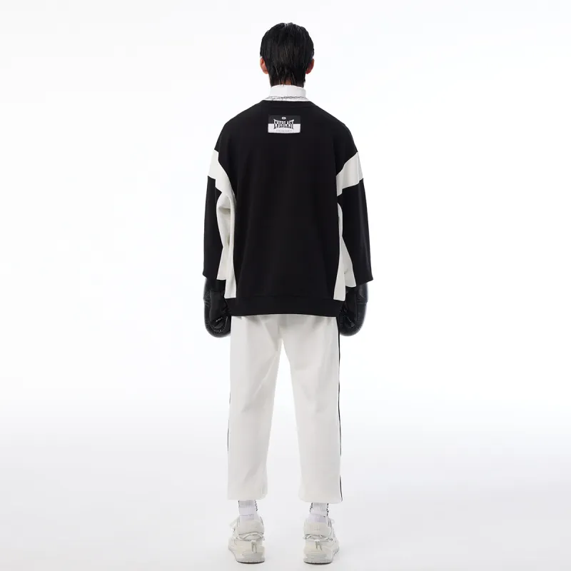 Everlast X PEACEBIRD MEN EVERLAST Sweatshirts Unisex Black-2