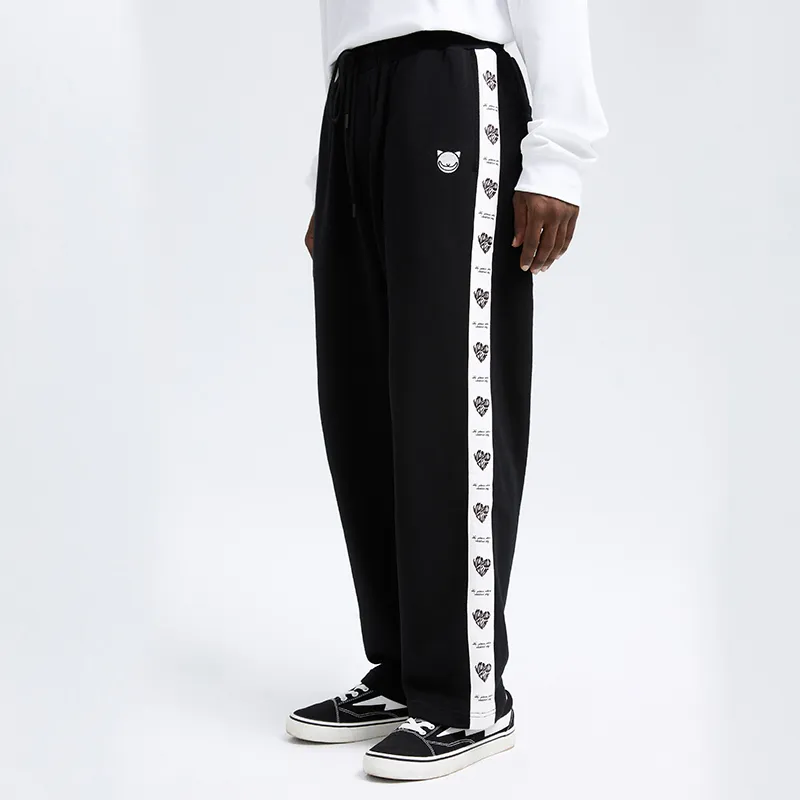 Wild Child Club Knitted Sweatpants Unisex Black-2