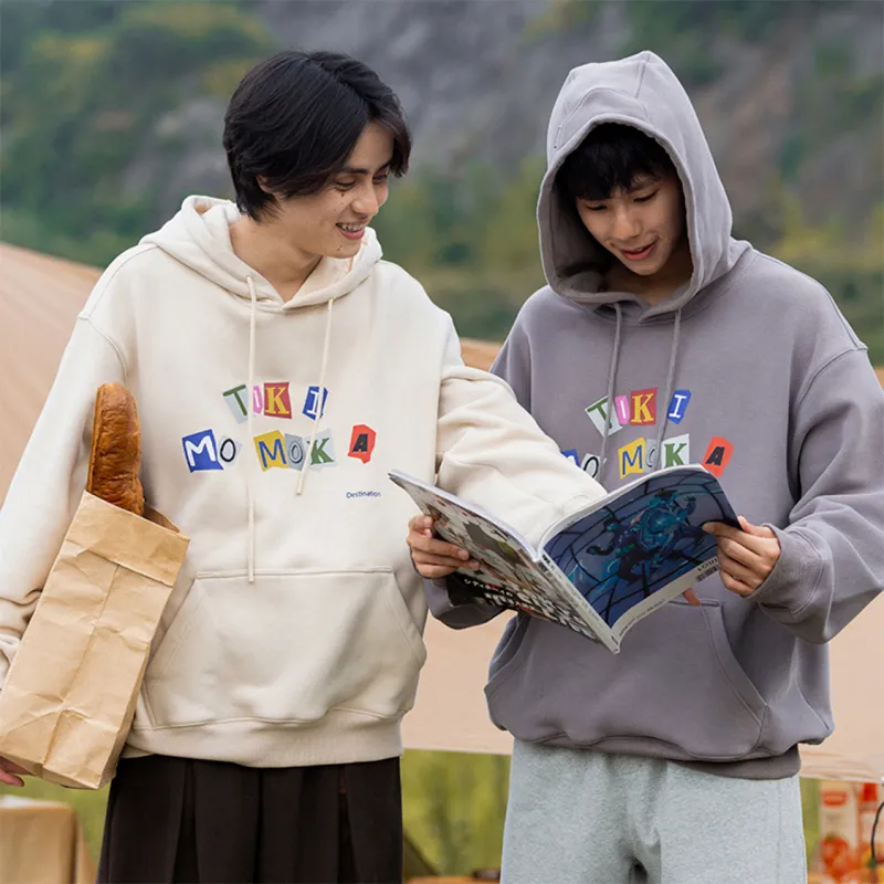 TIKIMOMOKA Japanese Tooling Couple Series Sweatshirts Unisex-6