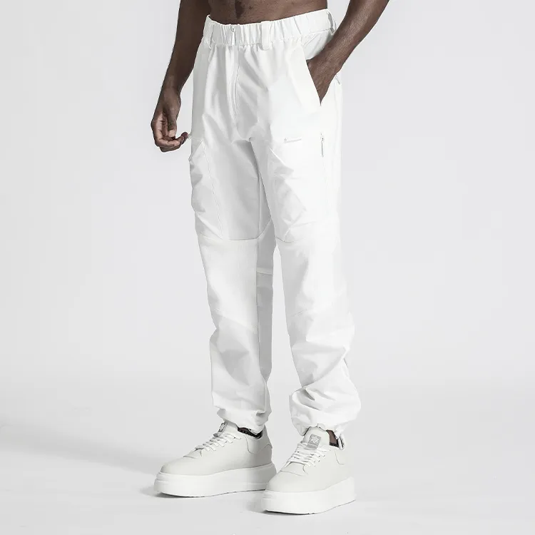 NORVINCY Western Outdoor Trendy Solid Color Cargo Pants Unisex-9