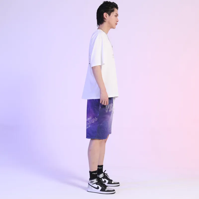 FireMonkey Basketball Shorts Unisex Purple-4