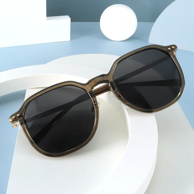 MUZU TR/Memory Plastic Irregular Shape Sunglasses Unisex-6