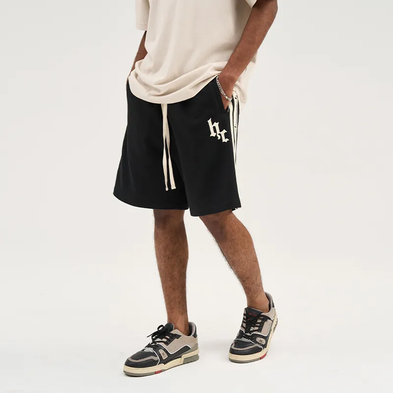 HARSH AND CRUEL Casual Shorts Men Black-2
