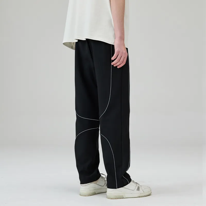 CLIMAX VISION Knitted Sweatpants Unisex Black-3
