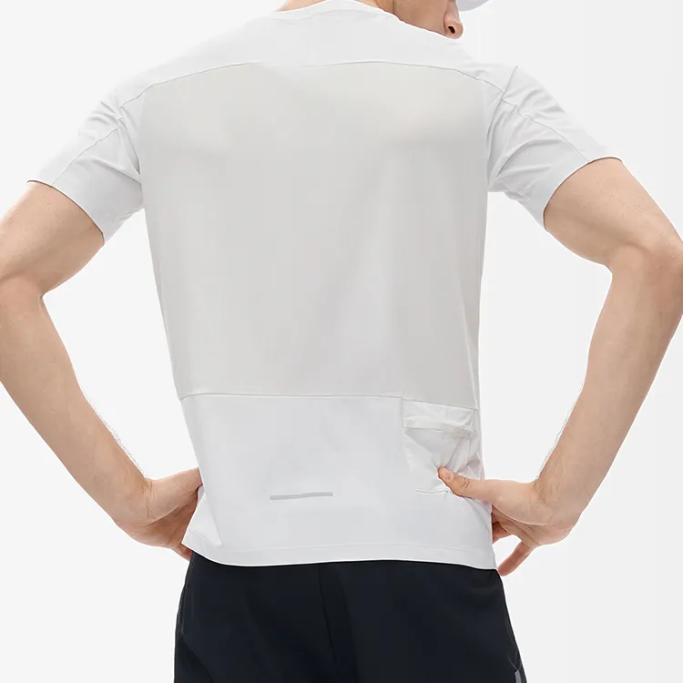 FILA Athletics T Shirts Men Zinc Barium White-3