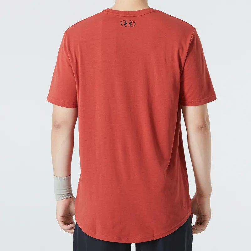 Under Armour T Shirt Men's Burgundy-3