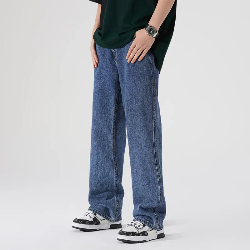 JASONWOOD Straight Jeans Men's Dark Blue-5