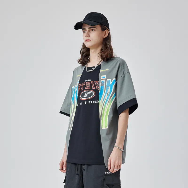 Guuka T Shirts Men Medium Gray-5