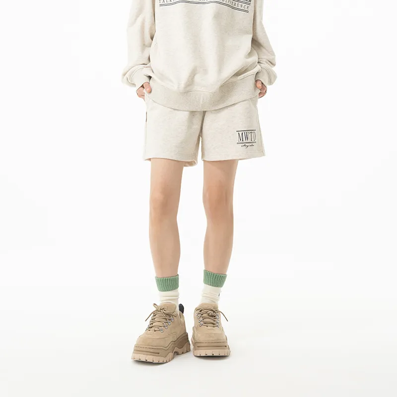 MostwantedLab Casual Shorts Unisex Light Heather Gray-9