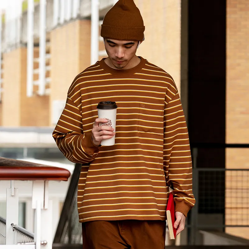 URBAN STANDARD Straight Long Sleeved T Shirt Unisex-14