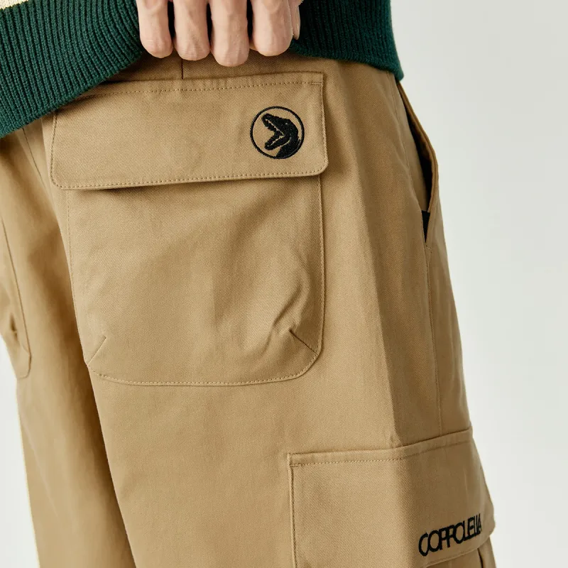 COPPOLELLA FW22 Cargo Pants Casual Pants Unisex Khaki-6