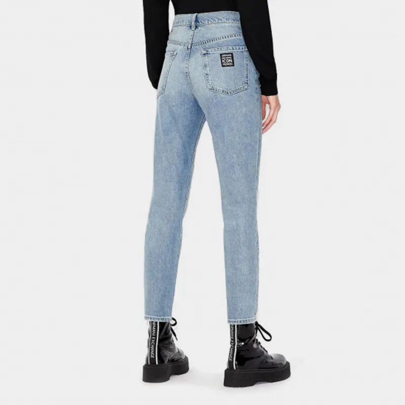 ARMANI EXCHANGE Jeans Women's Light Denim Blue-3