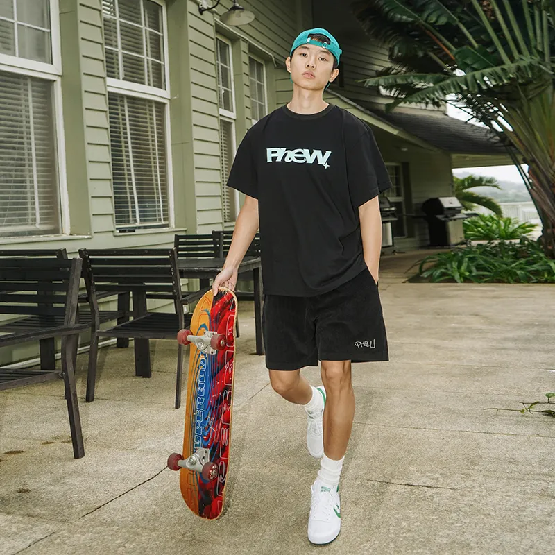 Phew Loose Fit Shorts Unisex Black-5