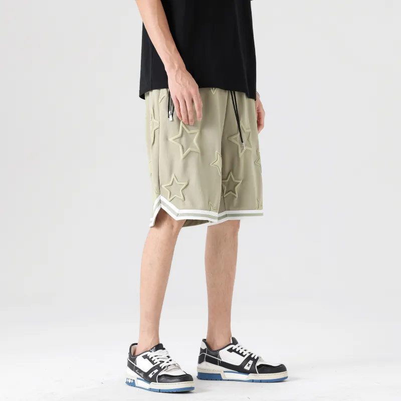UNKNOWTAL Casual Shorts Unisex Gray Green-7