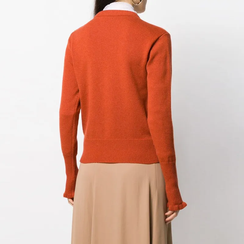 Chloe SS22 Sweater Women's Orange Red-2