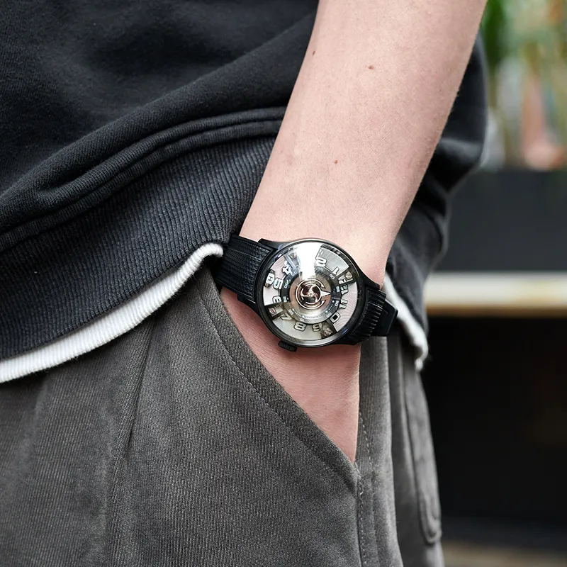 REEF TIGER OBLVLO Collaboration Mechanical Movement Watch Unisex White Dial OBL BLM-22