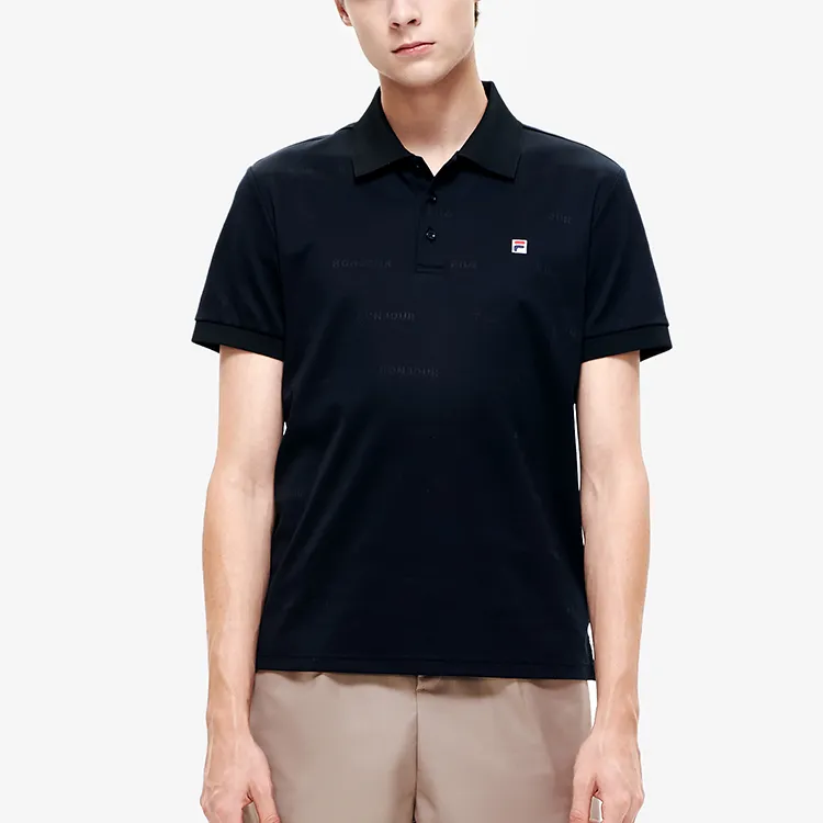 FILA Polo Shirts Men Jet Black-3