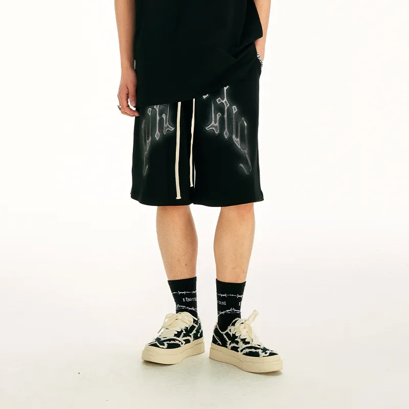 GRKC Casual Shorts Unisex Black-3