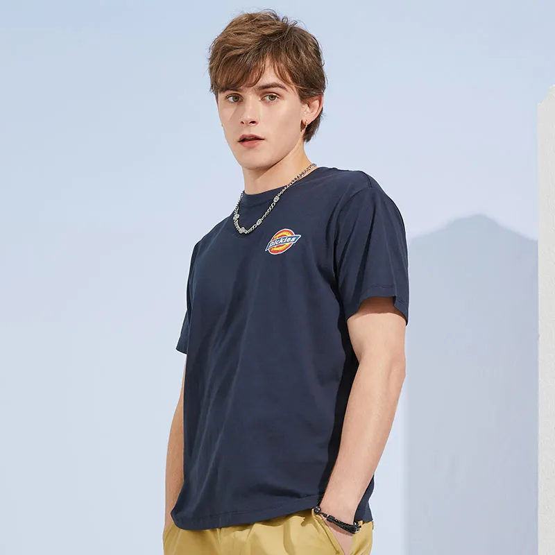 Dickies T Shirt Unisex Dark Marine Blue-5