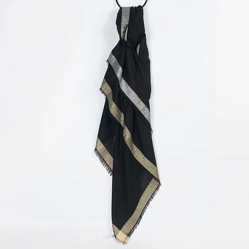 KENMONT Knit Scarves Women's Black-2