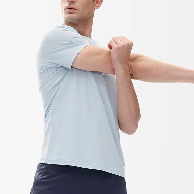 FILA Athletics T-Shirt Men's Light Smoke Blue-5