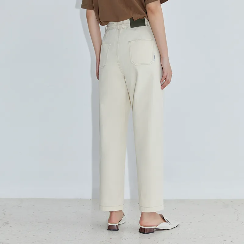 THE SEA LIFE Casual Pants Women's White Birch-3