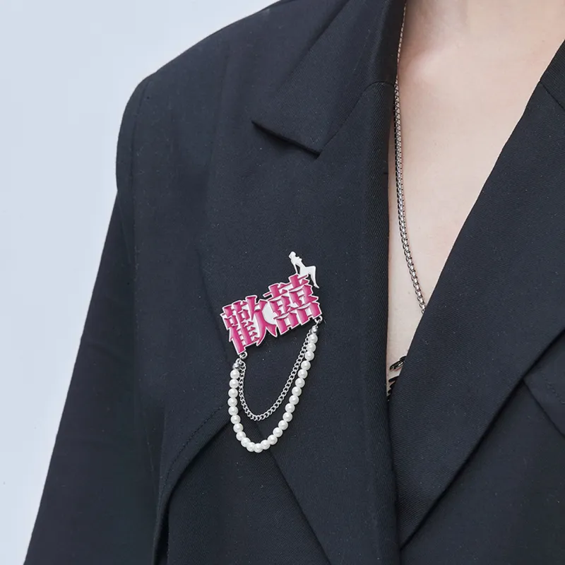 Guuka Brooches Unisex Blue/Pink-8