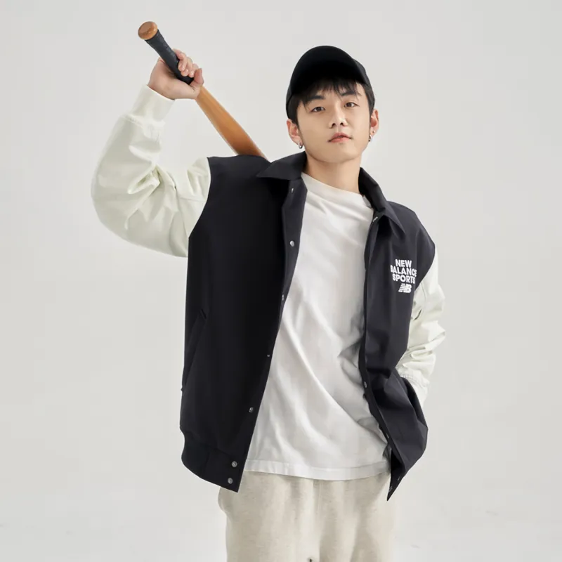 New Balance Puffer Jacket Fall And Winter Unisex Black-2