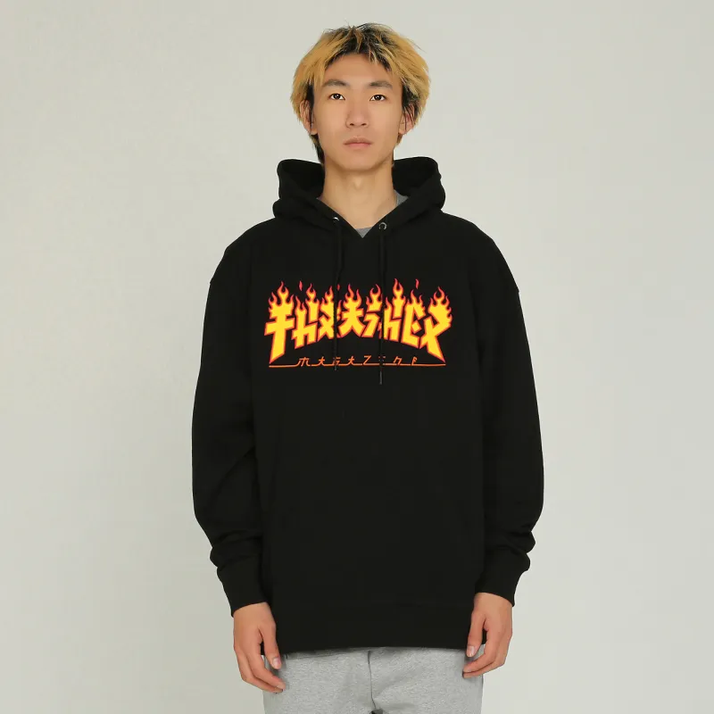 Thrasher Sweatshirts Unisex Black-2