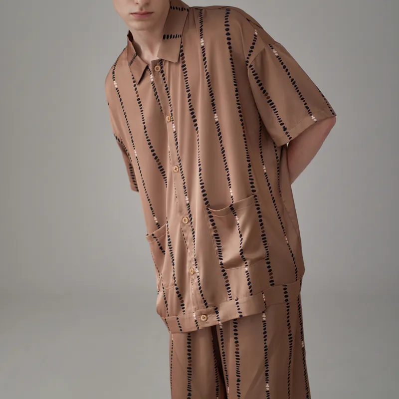 Same Language Pajamas Men's Camel-1