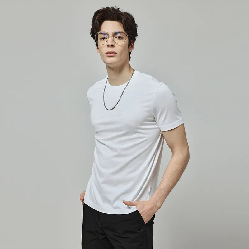 RARE Short Sleeved T Shirts Men's White-6