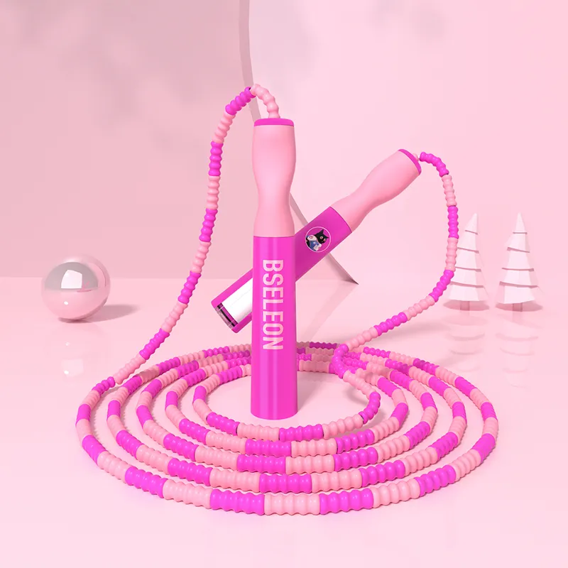BSELEON Casual Entertainment Non Countable Jump Ropes Kids Handle Material PP, PC, Rope, PVC, Silicone Approx. 2.8m-6
