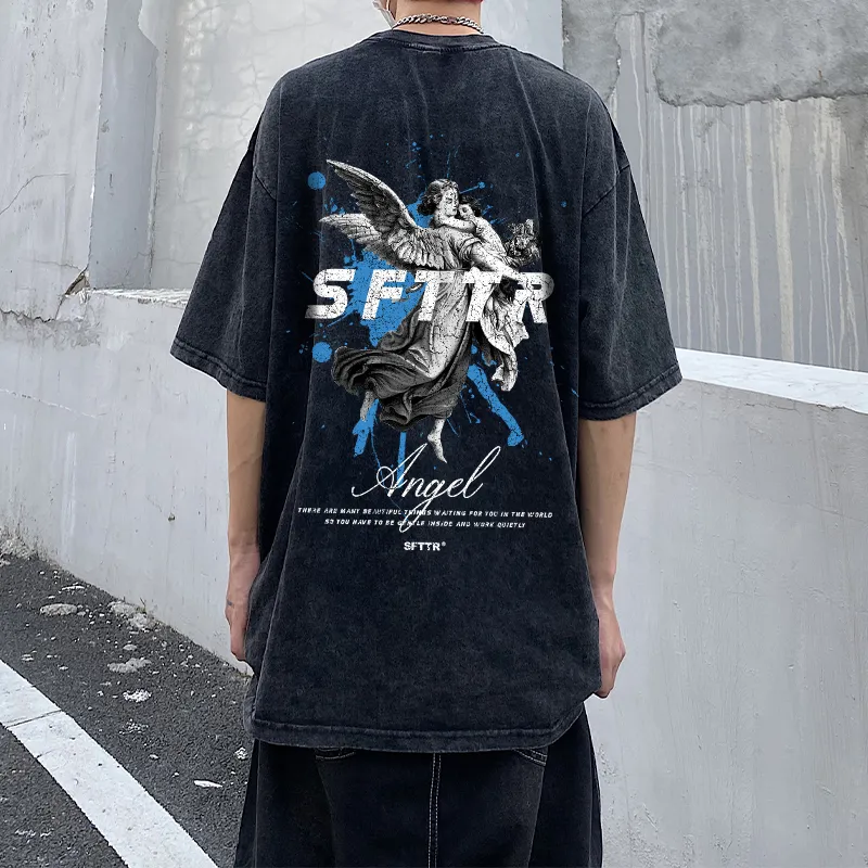 SFTTR Elbow Length Sleeved T Shirt Unisex Black-3