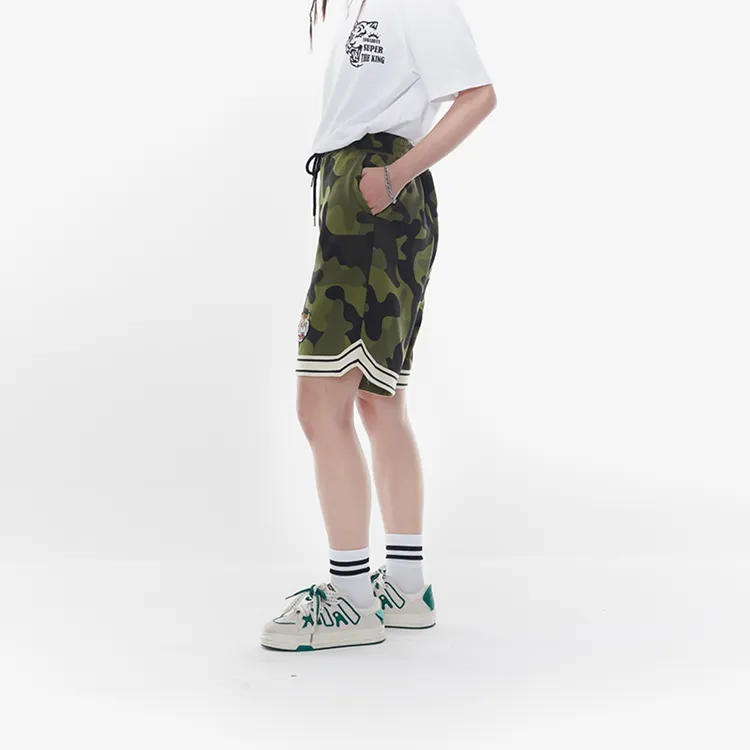 ED HARDY X Casual Shorts Unisex Army Green-3