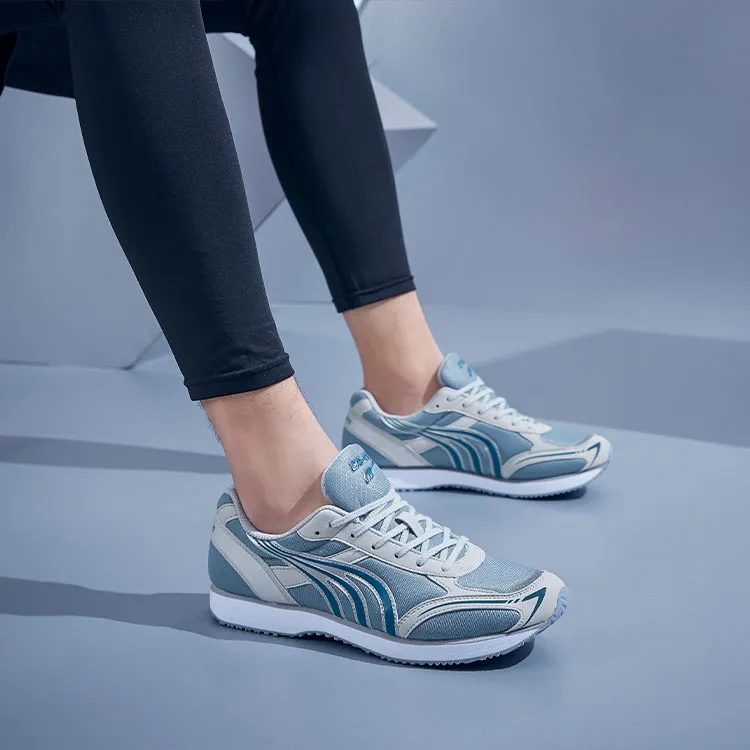 DO WIN Cushioned Slip Resistant Abrasion Resistant Breathable Low Top Running Shoes Unisex Greige-7