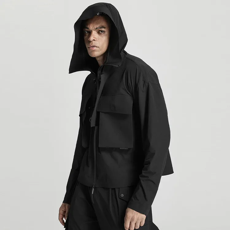 NORVINCY Western Outdoor Cycling Badge Mecha Jacket Unisex-4